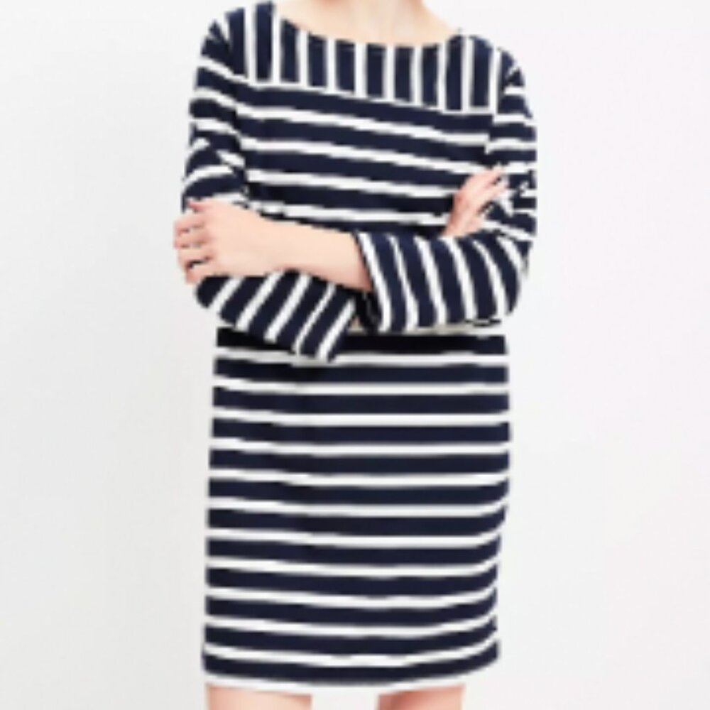 LOFT striped mini dress